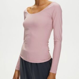 The Group by Babaton Maven Scoop-Neck Long Sleeve M
